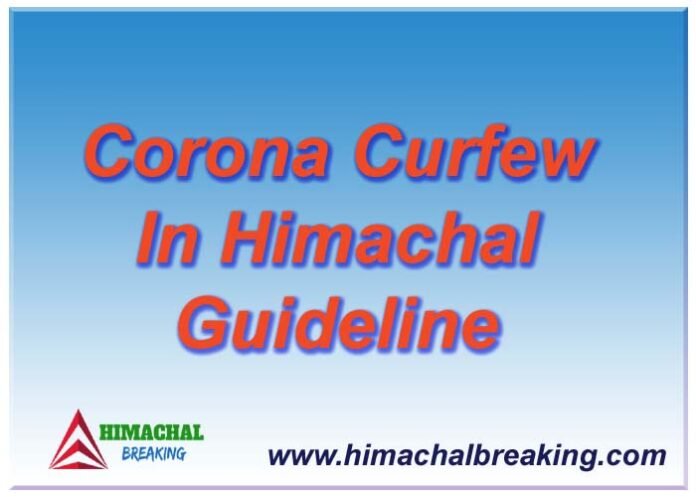 Corona Curfew Guideline Himachal